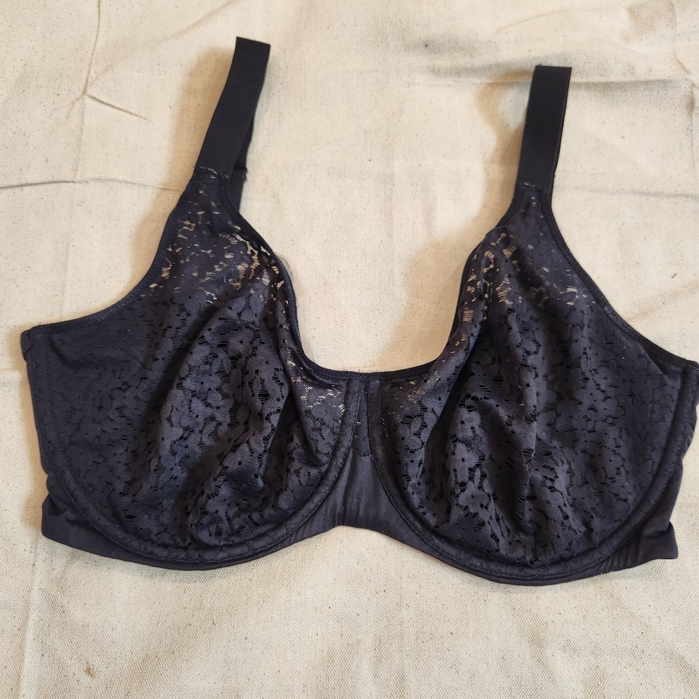 Chantelle 13F1 Norah Comfort Underwire Bra 36G 36DDD Floral Lace Full Coverage
